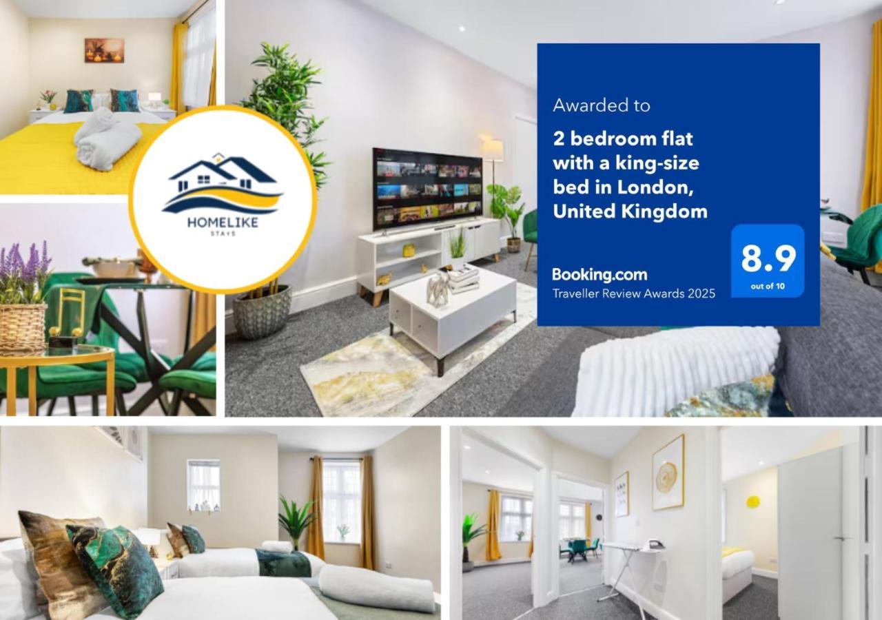 Apartment Elegant & Spacious 2br London Hideaway- King Bed, Sleeps 6 - Parking- Instant Book- 20 Percent Off Limited Time!